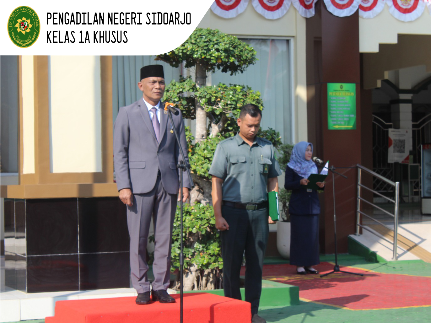 UPACARA PERINGATAN HUT MAHKAMAH AGUNG RI KE - 78